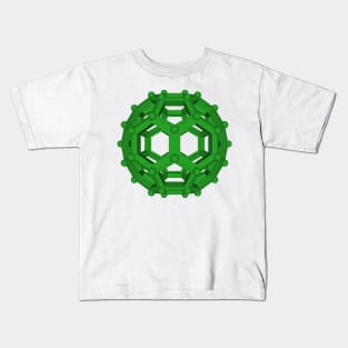 c60 skeleton + f134 nodes 2 Kids T-Shirt